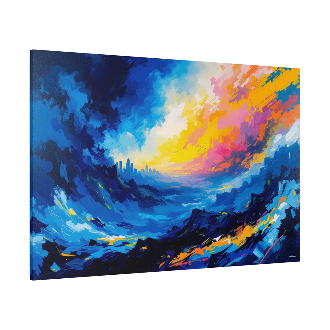 Abstract Seascape Canvas Art