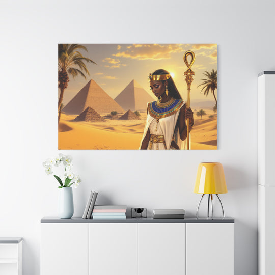 Egyptian Queen Canvas Wall Art