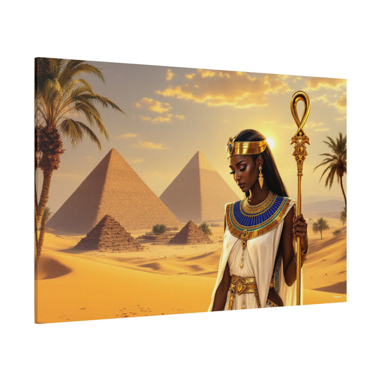 Egyptian Queen Canvas Wall Art