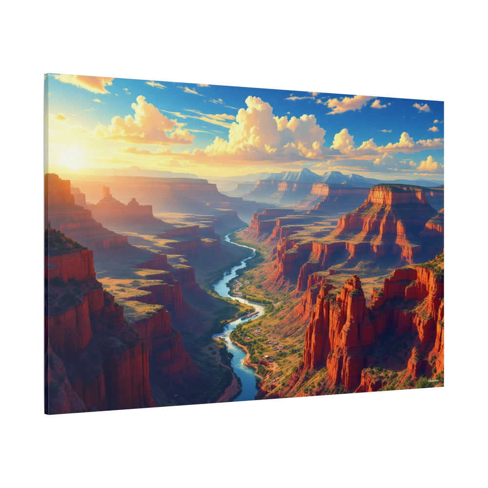 Canyon River Canvas Wall Art
