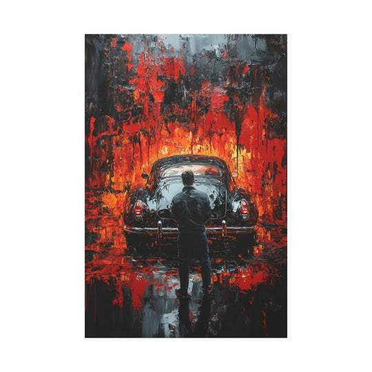Fire and Steel Canvas Art