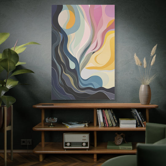 Brushstrokes of Serenity Canvas Wall Art