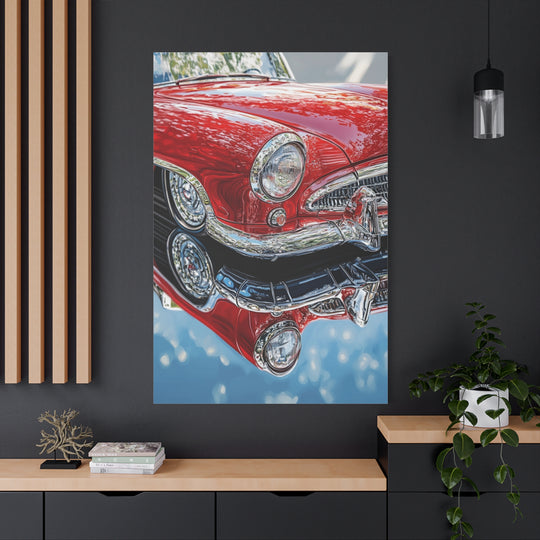 Classic Red Mirage Canvas Art