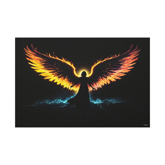 Fiery Angel Wings