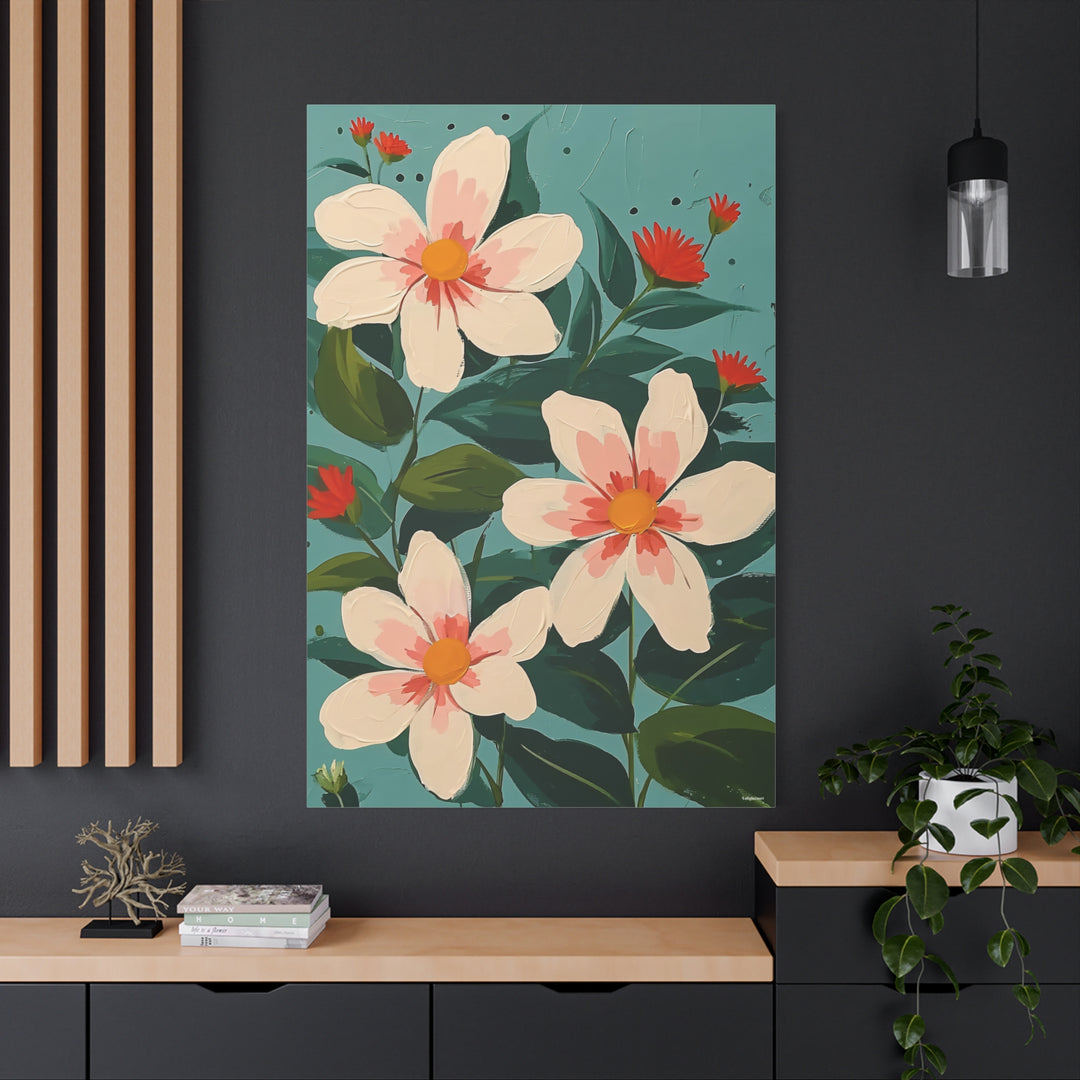 Floral Art Canvas Wall Art