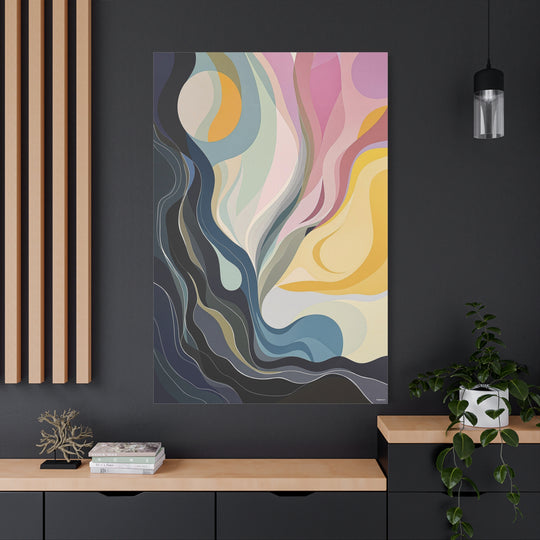 Brushstrokes of Serenity Canvas Wall Art