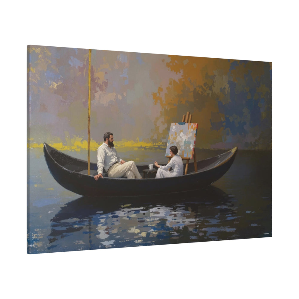Calm Waters, Shared Souls Canvas Wall Art