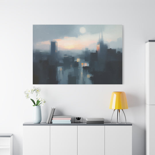 City of Mist Canvas Art Canvas Wall Art