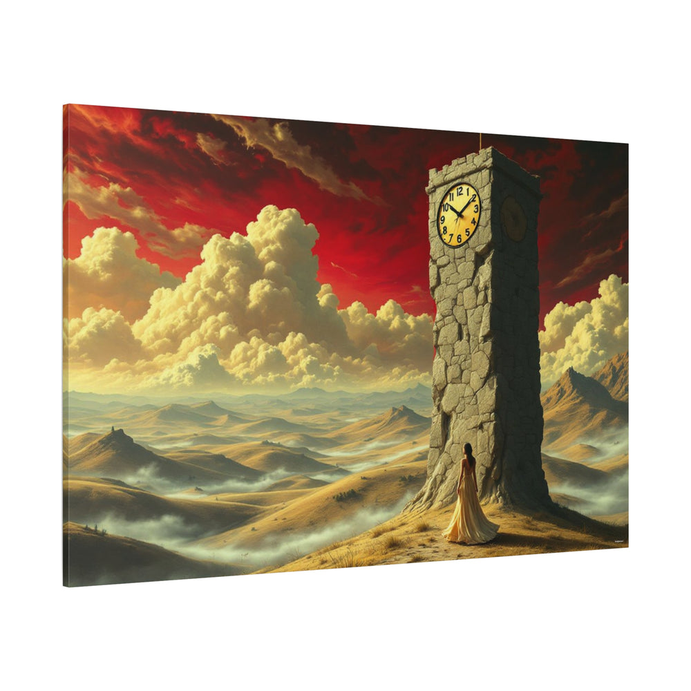 Clock Tower Canvas Wall Art