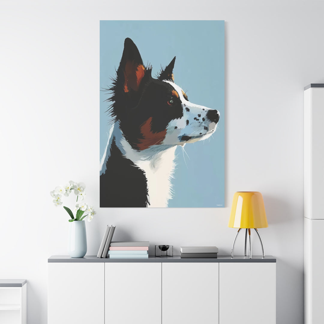 Dog Portrait Canvas Wall Art