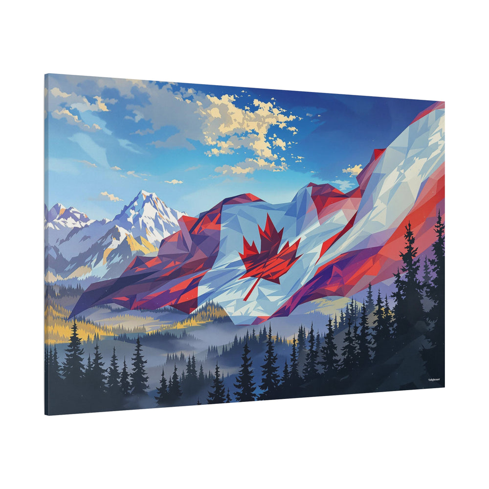 Canadian Mountains Canvas Wall Art