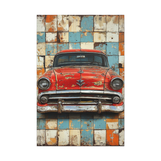 Decayed Elegance Canvas Art