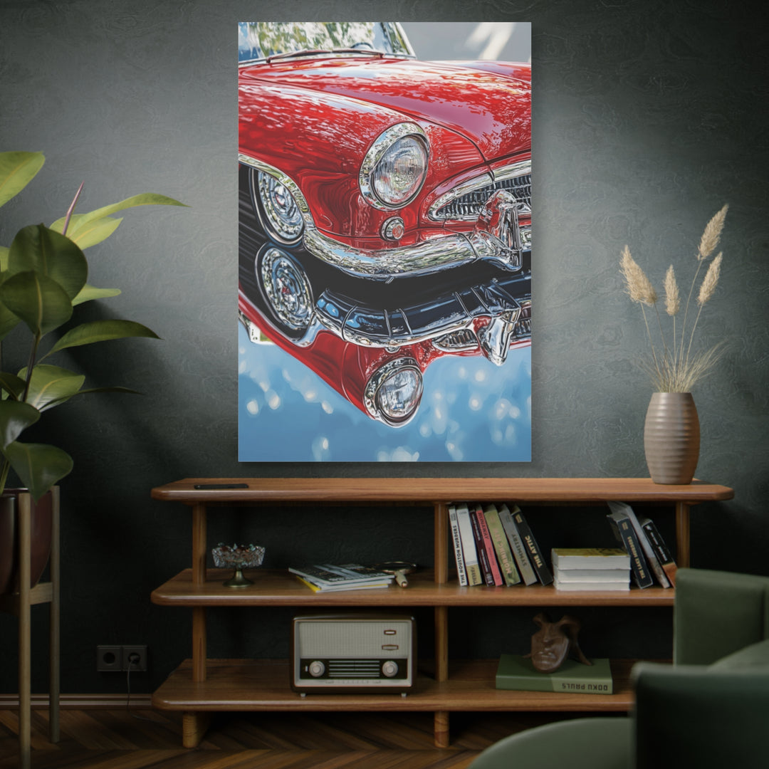 Classic Red Mirage Canvas Art
