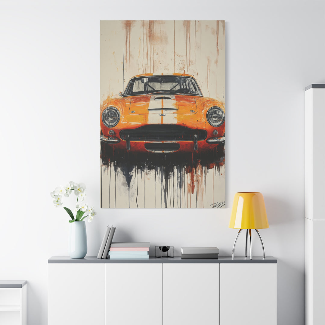 Canvas Cruiser: Orange Edition Canvas Art