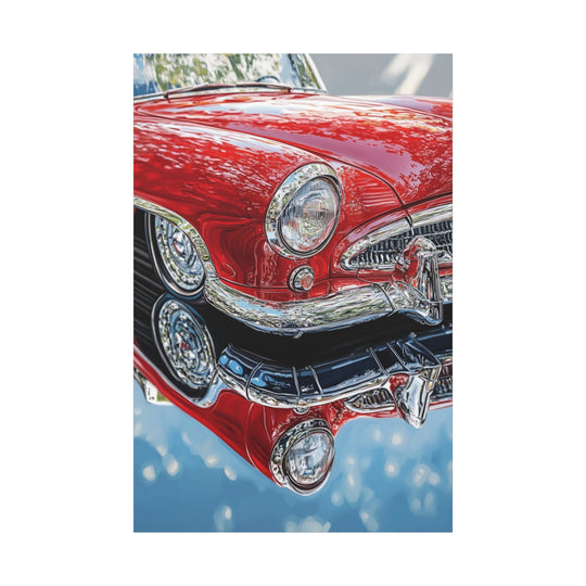 Classic Red Mirage Canvas Art