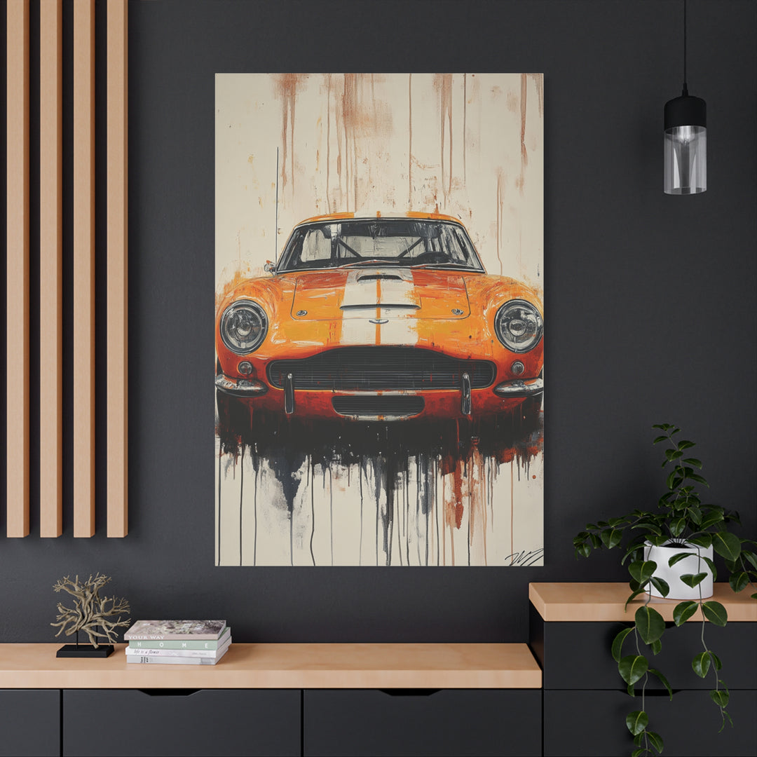 Canvas Cruiser: Orange Edition Canvas Art