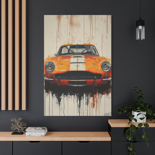 Canvas Cruiser: Orange Edition Canvas Art