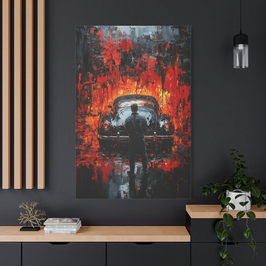Fire and Steel Canvas Art