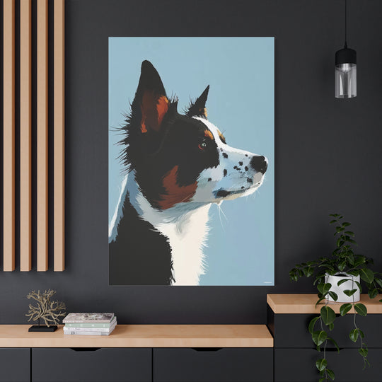 Dog Portrait Canvas Wall Art