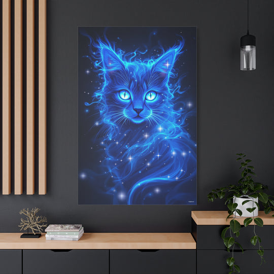 Enchanted Cat Canvas Wall Art