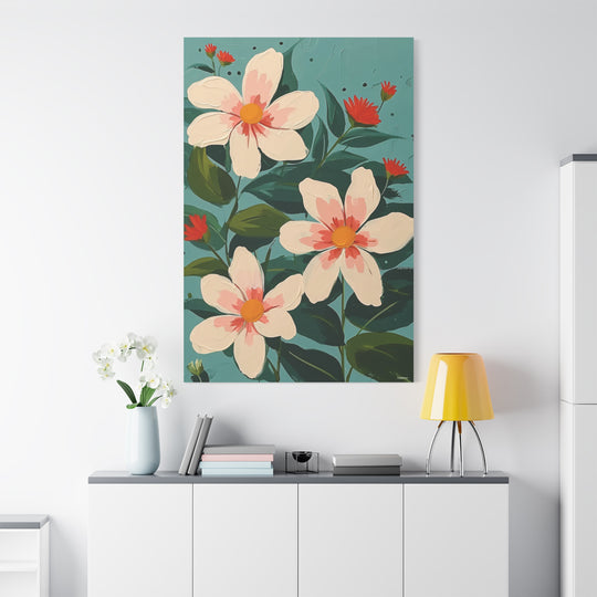 Floral Art Canvas Wall Art