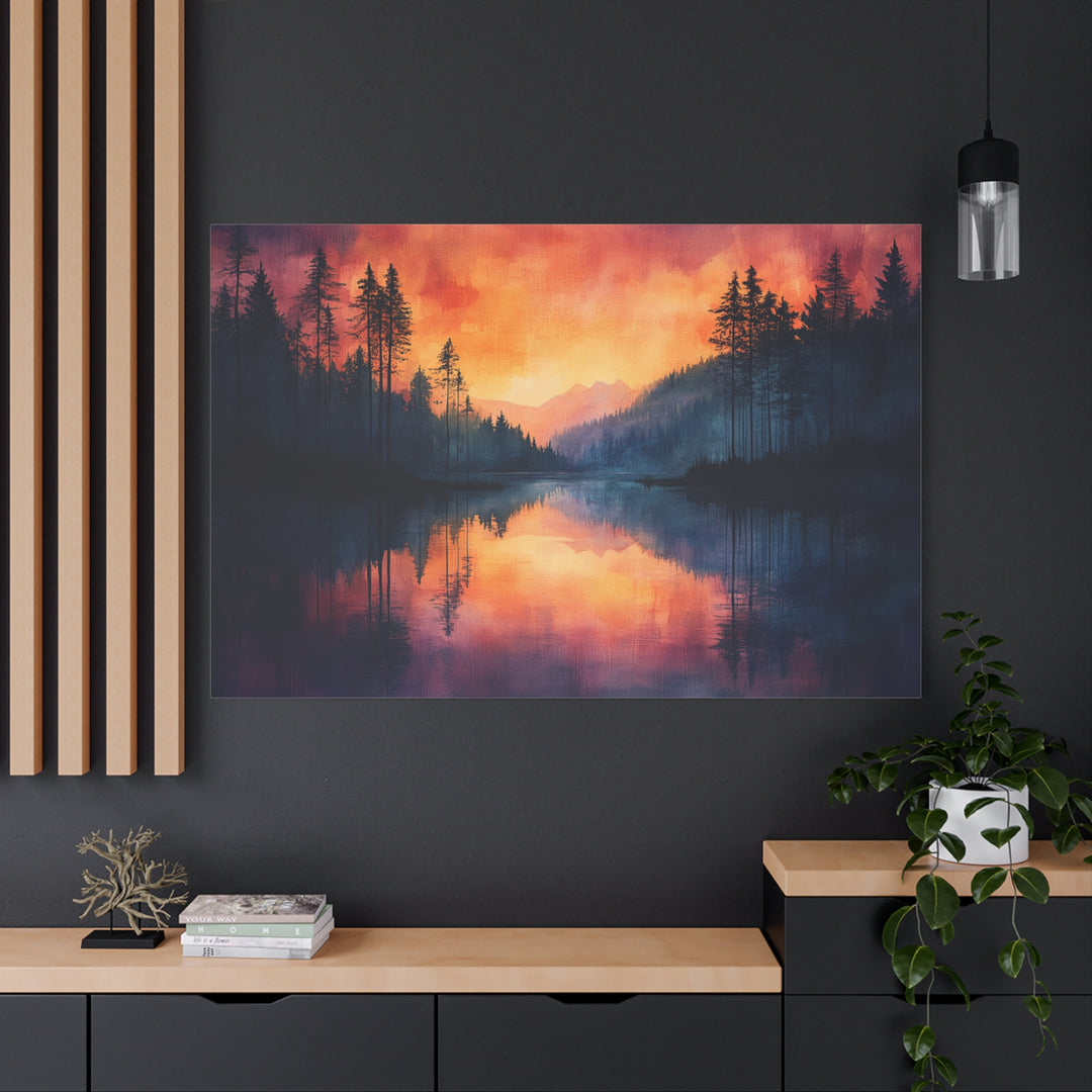 Dusk's Embrace Canvas Art