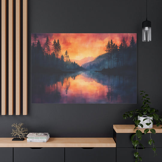 Dusk's Embrace Canvas Art