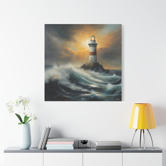 Coastal Lighthouse Canvas Wall Art