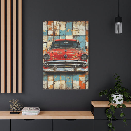 Decayed Elegance Canvas Art