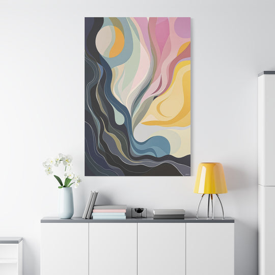 Brushstrokes of Serenity Canvas Wall Art
