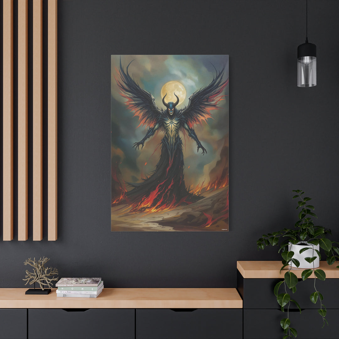 Demon Wings Canvas Wall Art