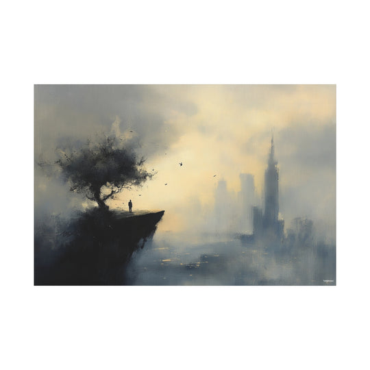 Edge of Solitude Canvas Art