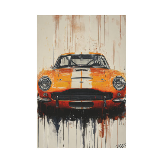 Canvas Cruiser: Orange Edition Canvas Art