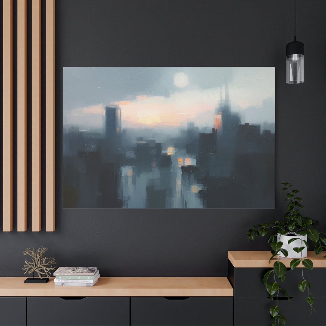 City of Mist Canvas Art Canvas Wall Art