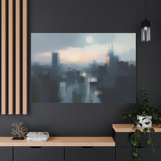 City of Mist Canvas Art Canvas Wall Art