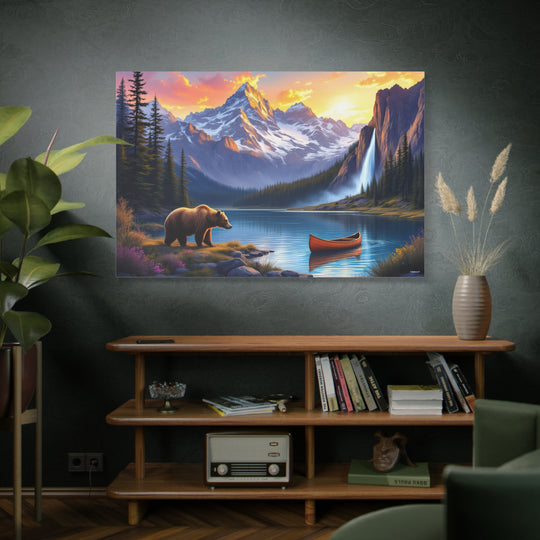 Bear Mountain Canvas Wall Art