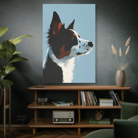 Dog Portrait Canvas Wall Art