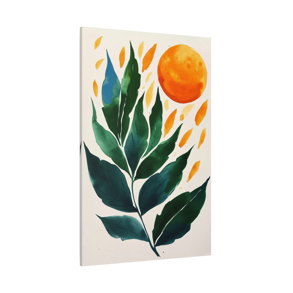 Botanical Sun Canvas Wall Art