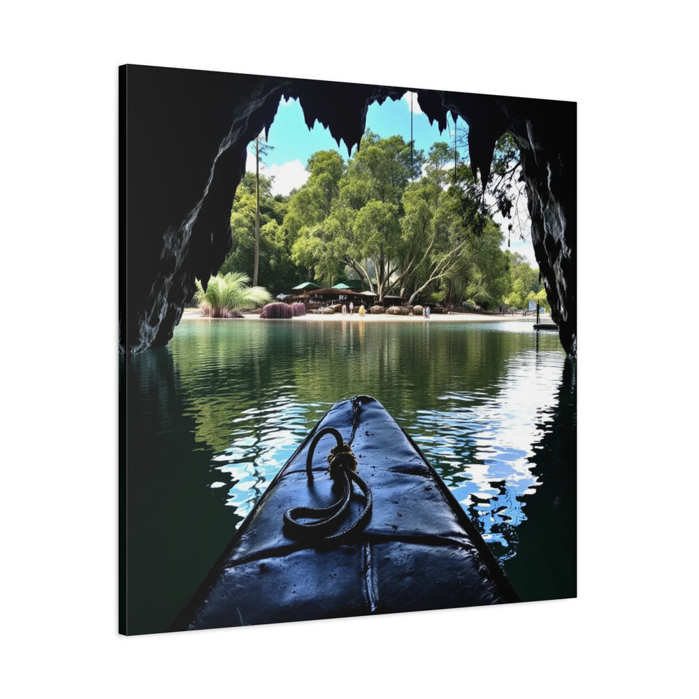 Caverns Exit Canvas Wall Art