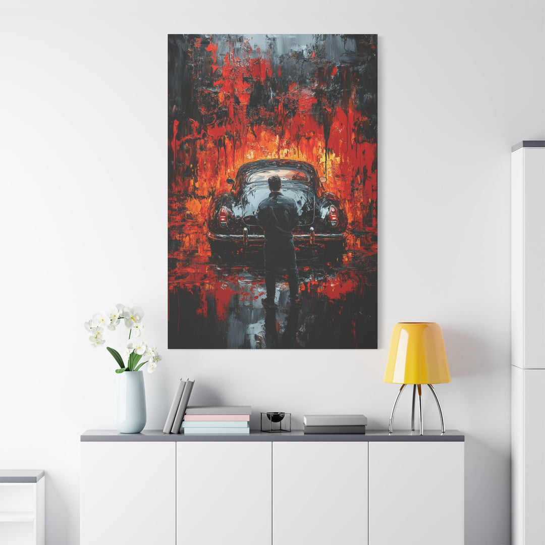 Fire and Steel Canvas Art