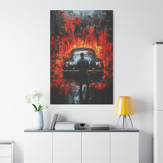 Fire and Steel Canvas Art