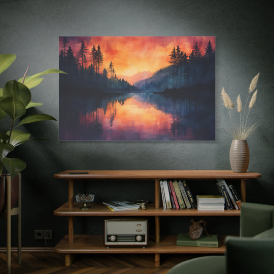Dusk's Embrace Canvas Art