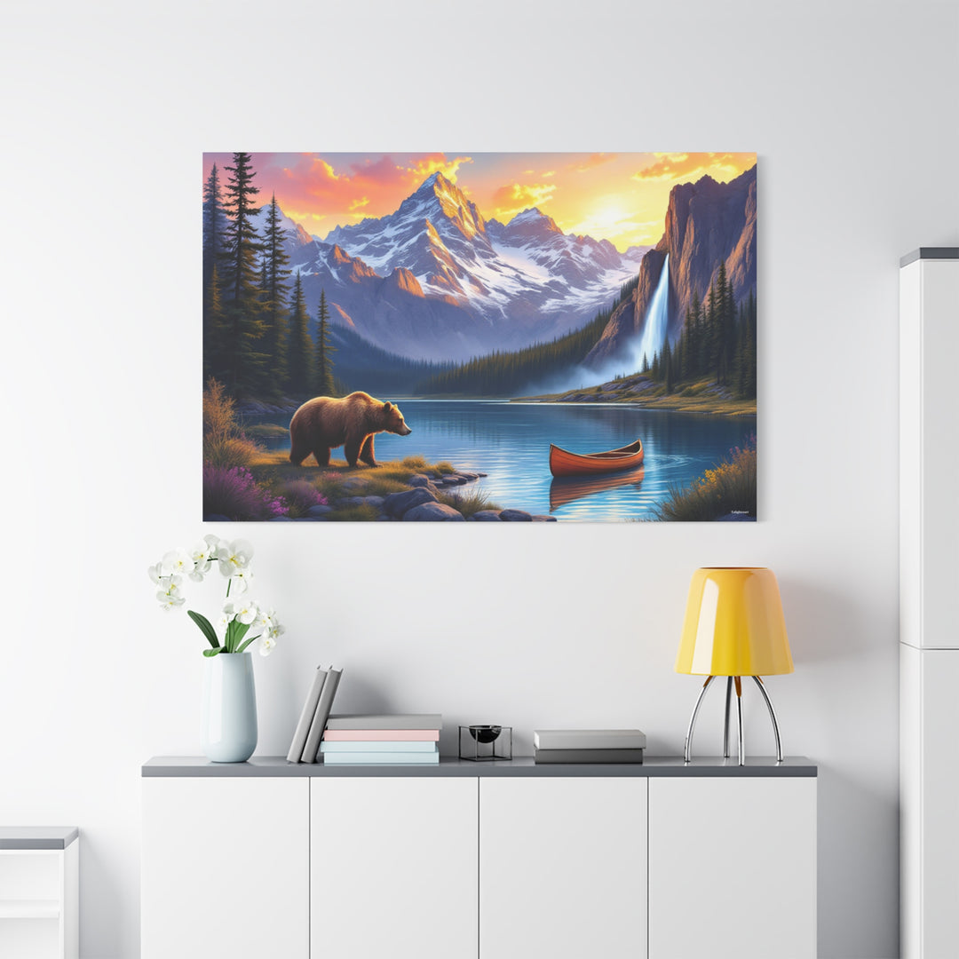 Bear Mountain Canvas Wall Art