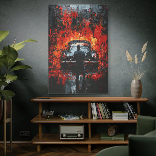 Fire and Steel Canvas Art