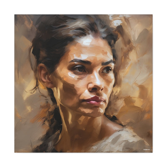 Gaze of Resilience Canvas Wall Art