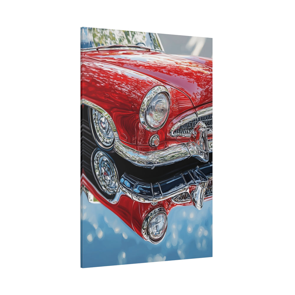 Classic Red Mirage Canvas Art