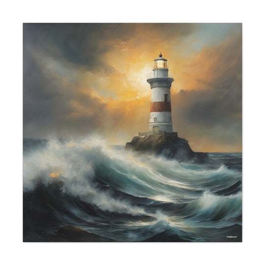 Coastal Lighthouse Canvas Wall Art