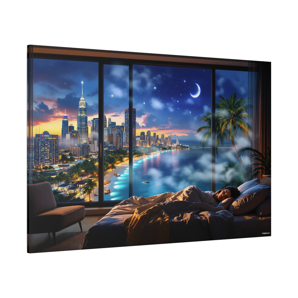 Dreamy Cityscape Canvas Wall Art