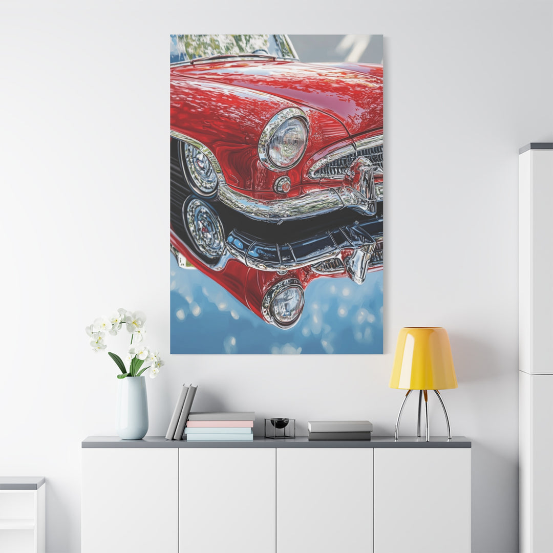 Classic Red Mirage Canvas Art