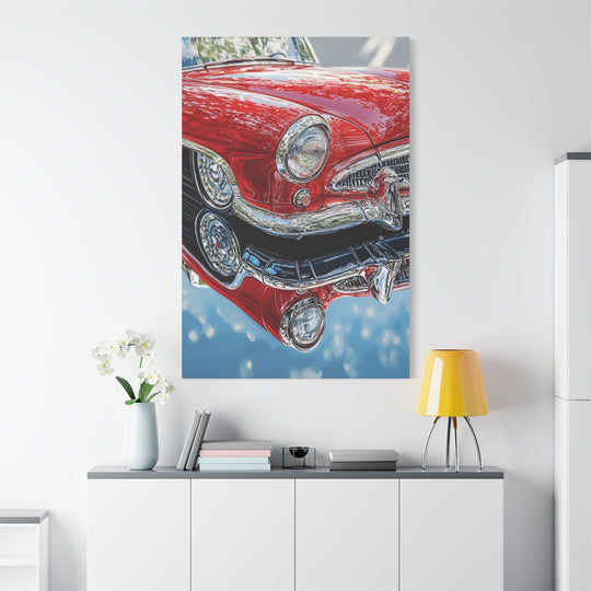 Classic Red Mirage Canvas Art